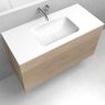 Oltens Kalla umywalka 100,2x46 cm meblowa LavaForm biały mat 40208900 zdj.6