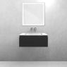 Oltens Vernal set: 60 cm vanity unit with Stila LavaForm washbasin, matt black/gloss white, 68807300 zdj.1