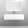 Oltens Vernal set: 100 cm vanity unit with Stila LavaForm washbasin in gloss white 68813000 zdj.1