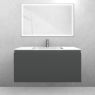 Oltens Vernal set: 100 cm vanity unit with Stila LavaForm washbasin in matt graphite/gloss white 68814400 zdj.3