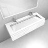 Oltens Vernal-Set: 120 cm breiter Waschtischunterschrank mit Stila LavaForm-Waschbecken in Weiß hochglänzend 68815000 zdj.4