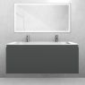 Oltens Vernal set: 120 cm vanity unit with Stila LavaForm washbasin in matt graphite/gloss white 68816400 zdj.3
