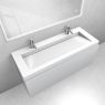 Oltens Vernal set: 120 cm vanity unit with Stila LavaForm washbasin in matt grey/gloss white 68816700 zdj.4