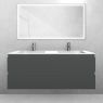 Oltens Vernal set: 120 cm vanity unit with Stila LavaForm washbasin in matt graphite/gloss white 68817400 zdj.3
