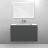 Oltens Vernal set: 80 cm vanity unit with Stila LavaForm washbasin in matt graphite/matt white 68823400 zdj.1
