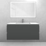 Sada Oltens Vernal – skříňka pod umyvadlo 100 cm s umyvadlem Stila LavaForm, grafit matný/bílý matný, 68824400 zdj.3