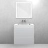 Oltens Vernal set: 60 cm vanity unit with Stila LavaForm washbasin in matt grey/gloss white 68830700 zdj.1