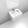 Oltens Vernal set: 60 cm vanity unit with Stila LavaForm washbasin in matt grey/gloss white 68831700 zdj.4