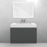 Oltens Vernal set: 80 cm vanity unit with Stila LavaForm washbasin in matt graphite/gloss white 68835400 zdj.1