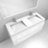 Oltens Vernal-Set: 120 cm breiter Waschtischunterschrank mit Stila LavaForm-Waschbecken in Weiß Hochglanz 68839000 zdj.4