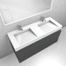 Oltens Vernal set: 120 cm vanity unit with Stila LavaForm washbasin in matt graphite/gloss white 68839400 zdj.4