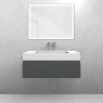 Oltens Vernal set: 80 cm vanity unit with Stila LavaForm washbasin in matt graphite/matt white 68844400 zdj.1