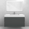 Oltens Vernal set: 100 cm vanity unit with Stila LavaForm washbasin in matt graphite/matt white 68846400 zdj.3