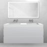 Oltens Vernal set: 120 cm vanity unit with Stila LavaForm washbasin in matt grey/matt white 68849700 zdj.1