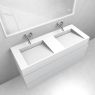 Oltens Vernal set: 120 cm vanity unit with Stila LavaForm washbasin in matt grey/matt white 68849700 zdj.2