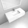 Oltens Vernal set: 100 cm vanity unit with Kalla LavaForm washbasin in gloss white 68857000 zdj.4