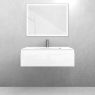 Oltens Vernal set: 80 cm vanity unit with Kalla LavaForm washbasin in gloss white/matt white 68863000 zdj.3
