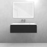 Oltens Vernal set: 80 cm vanity unit with Kalla LavaForm washbasin in matt black/matt white 68863300 zdj.1