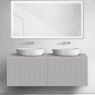 Oltens Lun Rila set: 140 cm grooved vanity unit with cashmere worktop 68884900 zdj.1