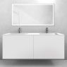 Oltens Lun set: 140 cm vanity unit with Stila LavaForm washbasin in matt white/gloss white 68887000 zdj.3