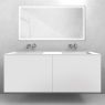 Oltens Lun set: 140 cm vanity unit with Stila washbasin in white LavaForm matt 68889000 zdj.1
