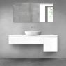 Oltens Vernal bathroom furniture set 140 cm with countertop, white gloss 68280000 zdj.1