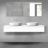 Oltens Vernal bathroom furniture set 160 cm with countertop, white gloss 68355000 zdj.1