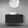 Oltens Vernal bathroom furniture set 100 cm with countertop, matte black 68249300 zdj.2