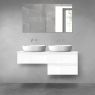 Oltens Vernal bathroom furniture set 120 cm with countertop, white gloss 68234000 zdj.1
