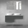 Oltens Vernal bathroom furniture set 120 cm with countertop, matte graphite/white gloss 68236400 zdj.2