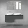 Oltens Vernal bathroom furniture set 120 cm with countertop, matte graphite/matte black 68237400 zdj.2