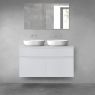 Oltens Vernal bathroom furniture set 120 cm with countertop, matte grey 68300700 zdj.1