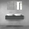 Oltens Vernal bathroom furniture set 120 cm with countertop, matte graphite/matte black 68242400 zdj.1