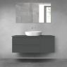 Oltens Vernal bathroom furniture set 120 cm with countertop, matte graphite 68209400 zdj.1