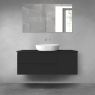Oltens Vernal bathroom furniture set 120 cm with countertop, matte black 68209300 zdj.1