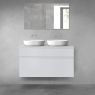 Oltens Vernal bathroom furniture set 120 cm with countertop, matte grey 68221700 zdj.1