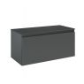 Oltens Vernal wall-mounted base unit 100 cm with countertop, matte graphite 68105400 zdj.3