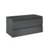 Oltens Vernal wall-mounted base unit 100 cm with countertop, matte graphite 68117400 zdj.3