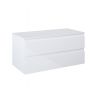 Oltens Vernal wall-mounted base unit 100 cm with countertop, white gloss 68117000 zdj.3