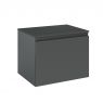 Oltens Vernal wall-mounted base unit 60 cm with countertop, matte graphite 68104400 zdj.3