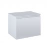 Oltens Vernal Waschbeckenunterschrank wandhängend 60 cm mit Waschbeckenplatte grau matt 68104700 zdj.3