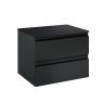 Oltens Vernal wall-mounted base unit 60 cm with countertop, matte black 68115300 zdj.3