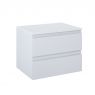 Oltens Vernal wall-mounted base unit 60 cm with countertop, matte grey/white gloss 68121700 zdj.3