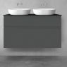 Oltens Vernal Bademöbelset 120 cm mit Waschbeckenplatte grafitfarben matt/schwarz matt 68233400 zdj.3
