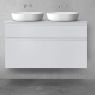 Oltens Vernal bathroom furniture set 120 cm with countertop, matte grey 68221700 zdj.3