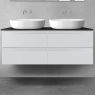 Oltens Vernal bathroom furniture set 120 cm with countertop, matte grey/matte black 68217700 zdj.3