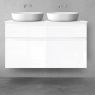 Oltens Vernal bathroom furniture set 120 cm with countertop, white gloss 68300000 zdj.3