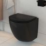 Set Oltens Hamnes wall-mounted toilet PureRim with SmartClean coating and slow-closing toilet seat black matte 42514300 zdj.11