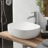 Oltens Hamnes Thin countertop washbasin 60,5x41,5 cm oval white 40320000 zdj.17