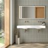 Oltens Stila umyvadlo 120x45 cm nástěnné LavaForm, bílá lesklá 40004000 zdj.3